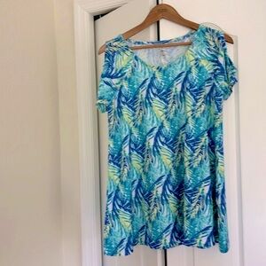 Lulu B  Open Shoulder Tunic Or Beach Coverup/Dress